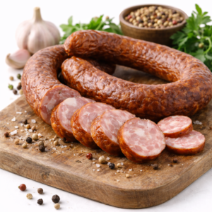 Cârnați tradiționali afumați – producător local