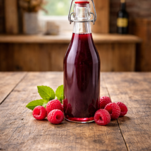 Sirop natural de zmeură – producător local